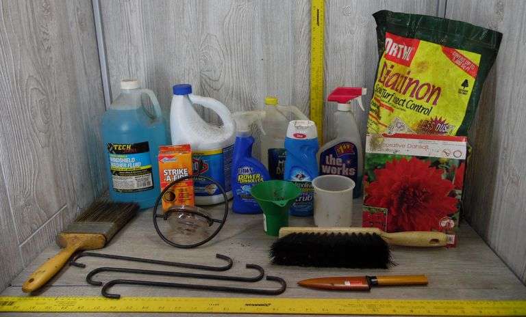 Garden & Garage Supplies: Partial Bottles