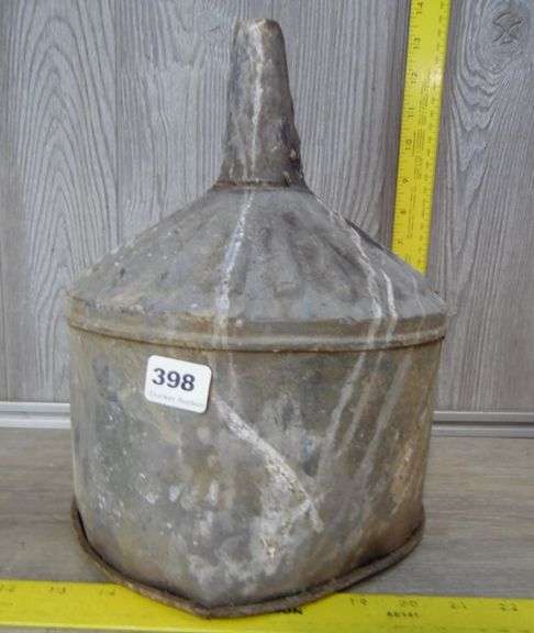 Galvanized Funnel