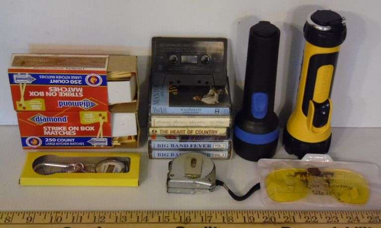 Matches, Cassettes, Flashlights & More