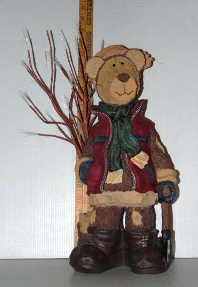 Fiber Optic Bear Decoration