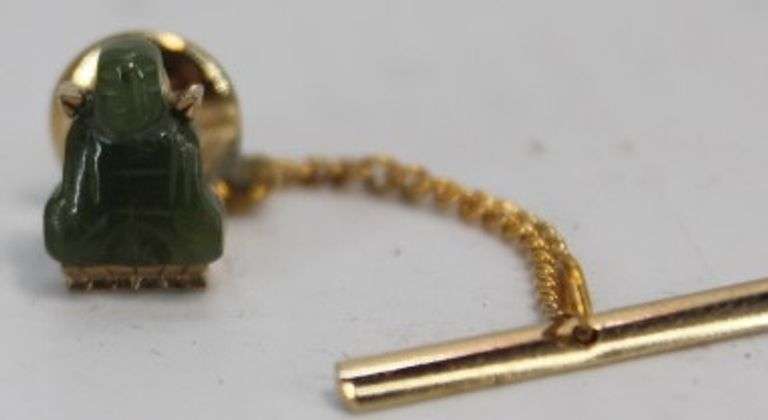 7 - Pendants; Jade Tie Tack & Sweater Clip