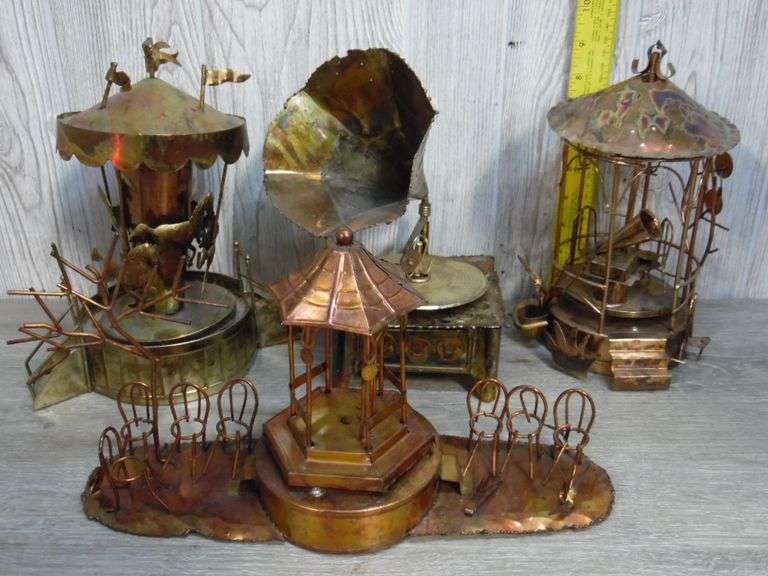 Copper Music Boxes - Carousel Does Not Work