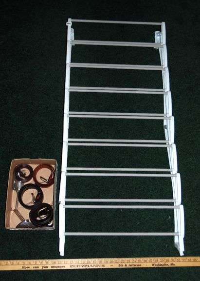 Belts, Shoe Stretchers, Over The Door Towel Holder