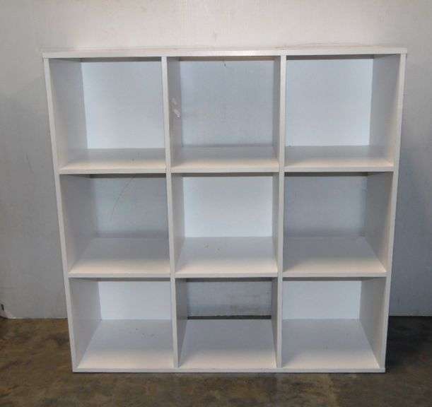 Nine Cube Storage Shelf - 35 1/2" x 12" x 35 1/2"