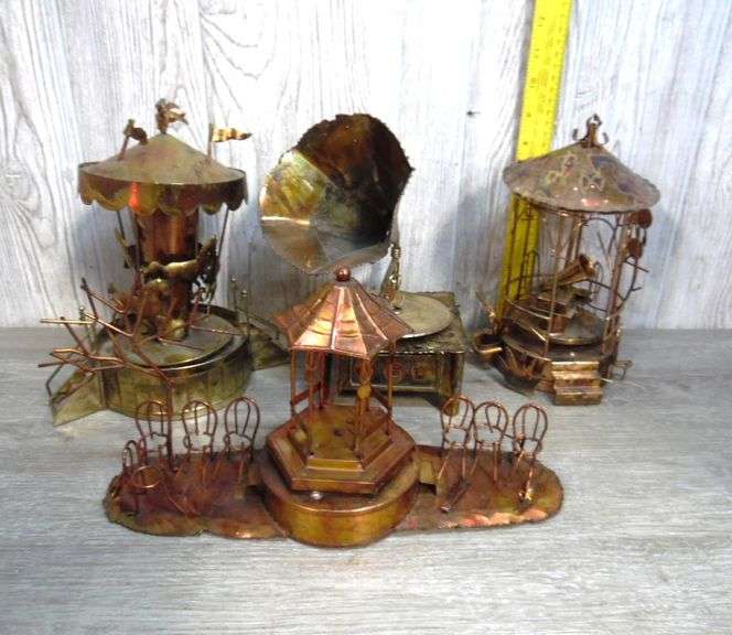 Copper Music Boxes - Carousel Does Not Work