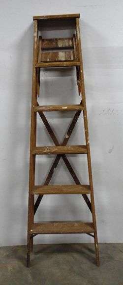 Wood Six Foot Ladder