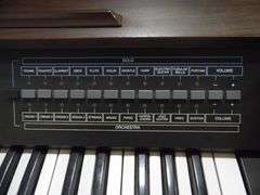 Gulbransen Electric Organ: 40" x 17" x 33 3/4", Stool: 24" x 12" x 23"