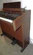 Gulbransen Electric Organ: 40" x 17" x 33 3/4", Stool: 24" x 12" x 23"