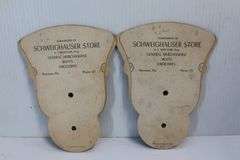 Hand Fans: Schweighauser Store Morrison, Mo.; Mortons Linn, Mo. & Central Rendering Jeff. City, Mo.