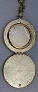 5-Necklaces: 1-Avon Bicentennial Coin Pennant, 2-Tapestry Lockets (1 Has Chain)