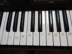 Gulbransen Electric Organ: 40" x 17" x 33 3/4", Stool: 24" x 12" x 23"