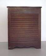 Wood Clothes Hamper - 21 1/2" x 11 1/2" x 25 1/2"