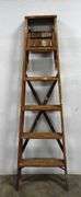 Wood Six Foot Ladder