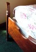 Antique Walnut Bed - Headboard - 56" x 59" Footboard - 56" x 30"