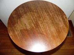 Round End Table - 26" Tall, 20" Wide