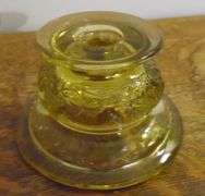 Vintage Swirl Glass Ash Trays, Candle Holders & Pickle Tray