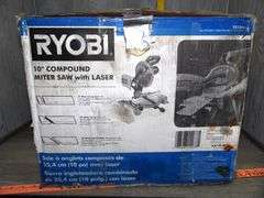 Ryobi 10" Compound Miter Saw With Laser