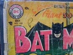 Batman 10 Cent Comic Book