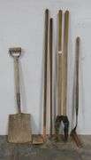Long Handle Tools - Shovel, Hoe, Post Hole Digger