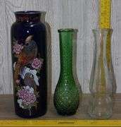Basket, Bud Vases, Cream & Sugar