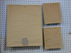Three Framed Floral Pictures: Large: 22 1/2" x 18 1/2" Small: 11 1/2" x 9 1/2"