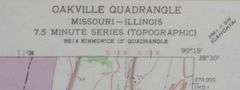 Oakville Quadrangle Map Oakville, MO - ILL.