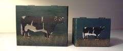 Wood & Cows Trinket Boxes