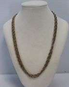 5-Necklaces: 1-Avon Bicentennial Coin Pennant, 2-Tapestry Lockets (1 Has Chain)