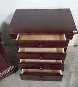 Two Four-Drawer Nightstands - 24 1/2" x 17" x 28"