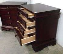 Two Four-Drawer Nightstands - 24 1/2" x 17" x 28"