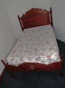 Antique Walnut Bed - Headboard - 56" x 59" Footboard - 56" x 30"
