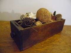 Cedar Box, Mold, Nails & Sewing Drawer