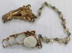 7 - Pendants; Jade Tie Tack & Sweater Clip