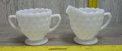 Basket, Bud Vases, Cream & Sugar