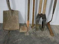 Long Handle Tools - Shovel, Hoe, Post Hole Digger