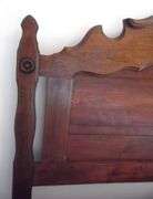 Antique Walnut Bed - Headboard - 56" x 59" Footboard - 56" x 30"