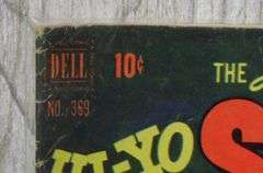 Silver 10 Cent Comic Book