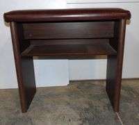 Gulbransen Electric Organ: 40" x 17" x 33 3/4", Stool: 24" x 12" x 23"