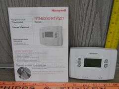 Programmable Thermostat, Universal Socket, L Brackets