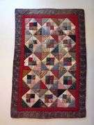 Mini Quilt - 24" x 36" - Short Ends Are Faded