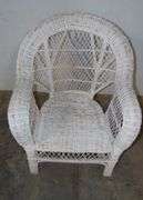 Two Wicker Chairs With Cushions - 30"x 30" x 36"