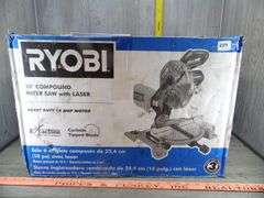 Ryobi 10" Compound Miter Saw With Laser