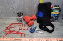 Knee Brace, 3lb Hand Weights, Heart Rate Watch & More