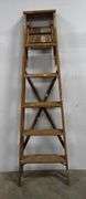 Wood Six Foot Ladder