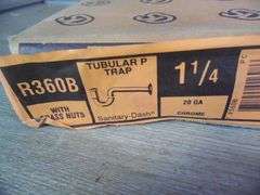 Wood Crate, Paslode Nail Gun, P Traps