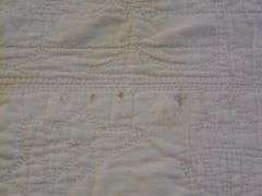 Quilt - Embroidered, Pieced & Quilted By Erna Meyer (Koch) C. 1920s - 64" x 86"