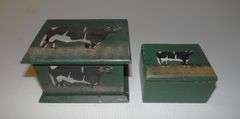 Wood & Cows Trinket Boxes
