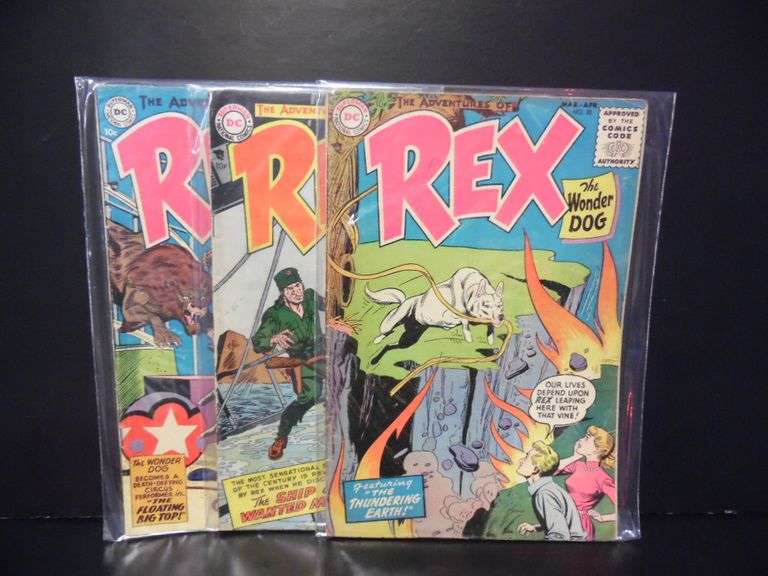 3 - The Adventures of Rex 10 Cent Comic Books