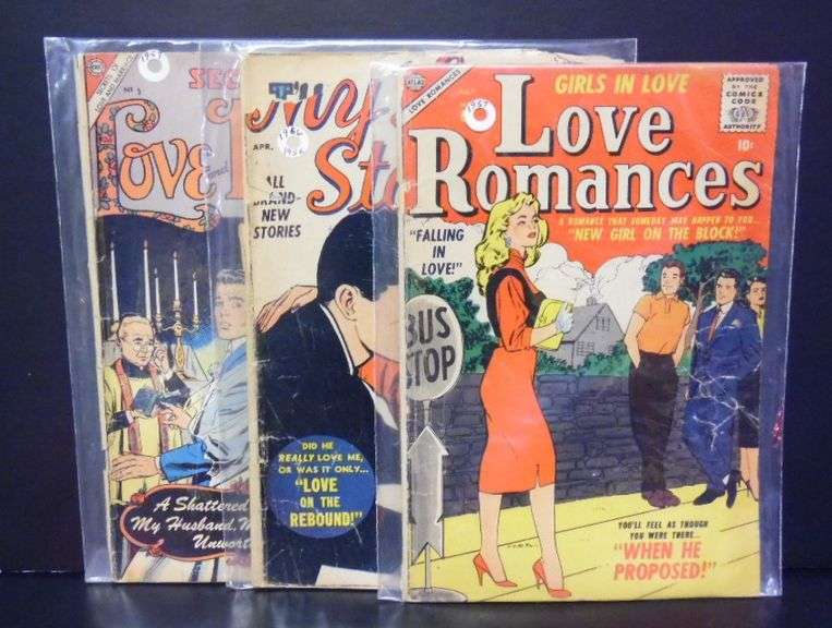 Secrets of Love and Marriage & My Love Story 10 Cent Comic Books