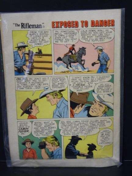 5 - The Rifleman 4-10 Cent & 1-15 Cent Comic Books